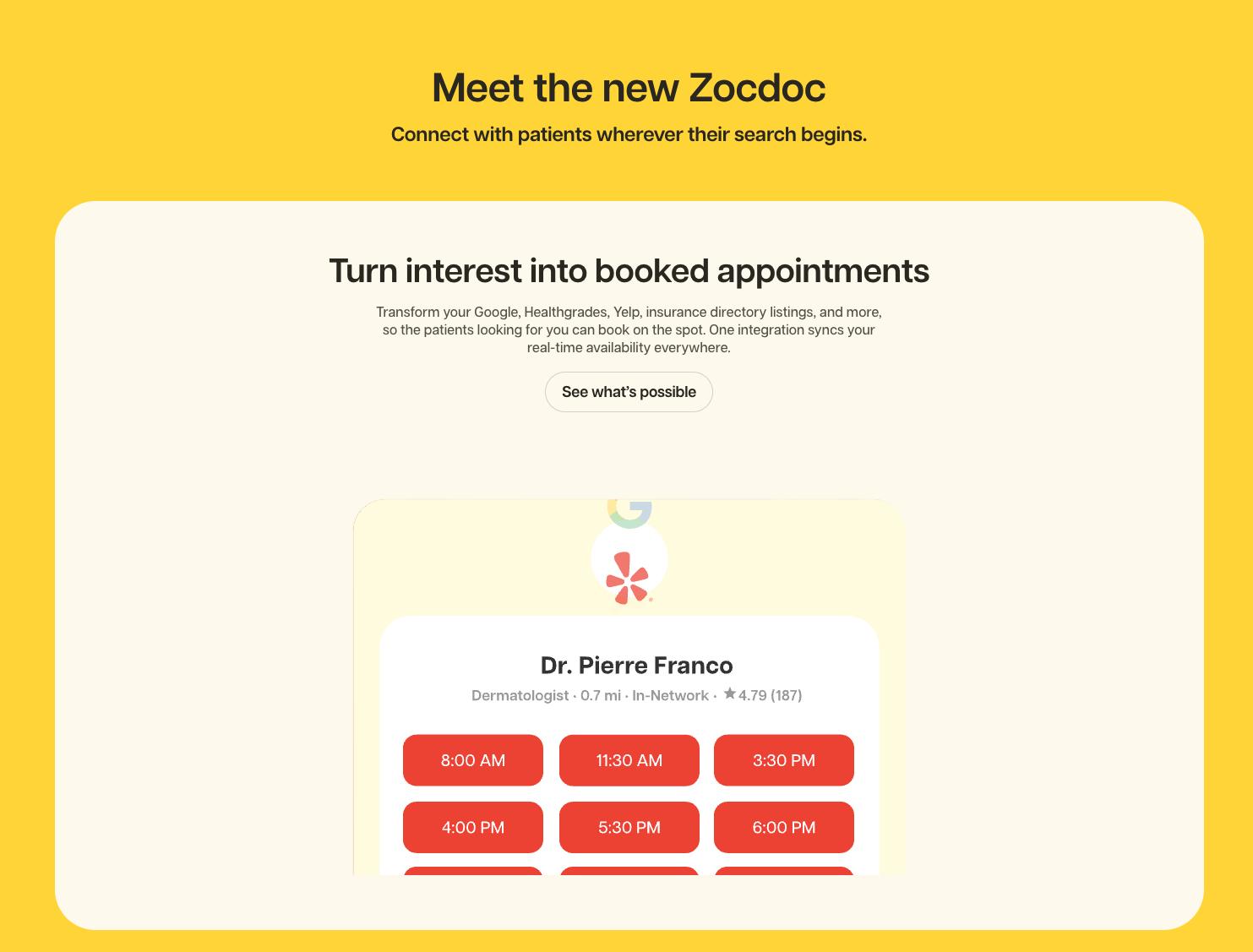 Zocdoc 推出 Care Access Network，医疗服务可经 Gemini 等外部渠道直接预约