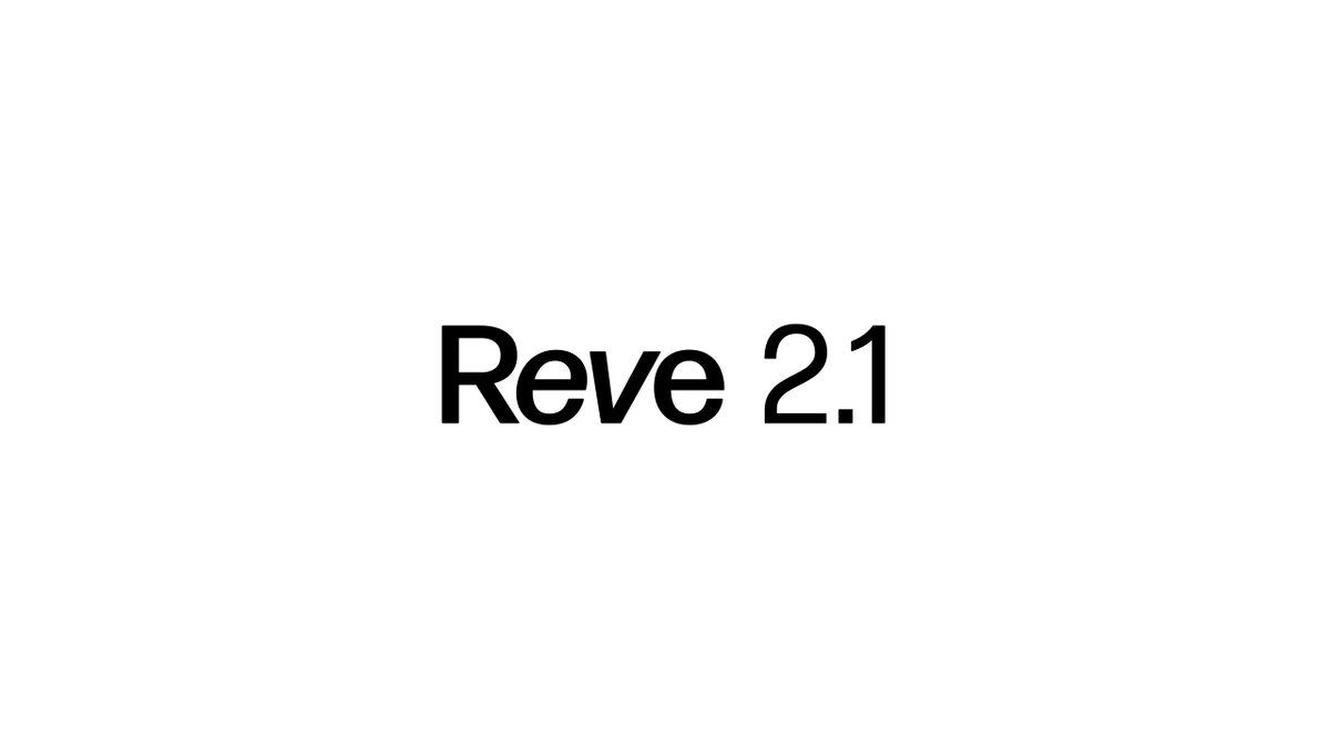 Reve 2.1 图像模型跃居竞技场第二，训练算力仅对手十分之一