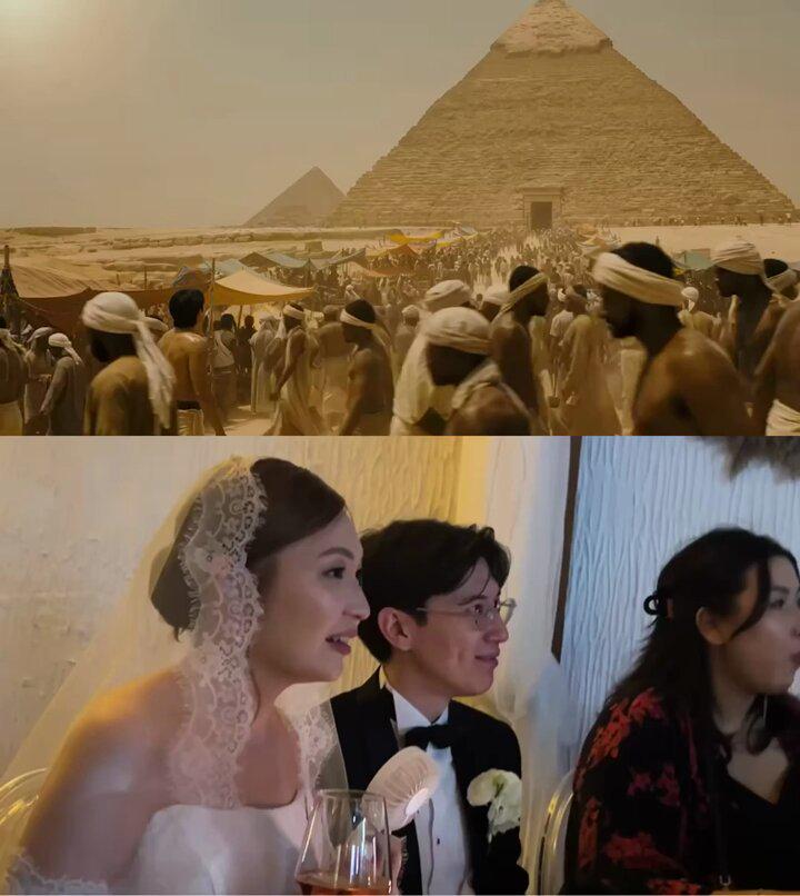 AI视频用例：婚礼上播放跨时代爱情惊喜