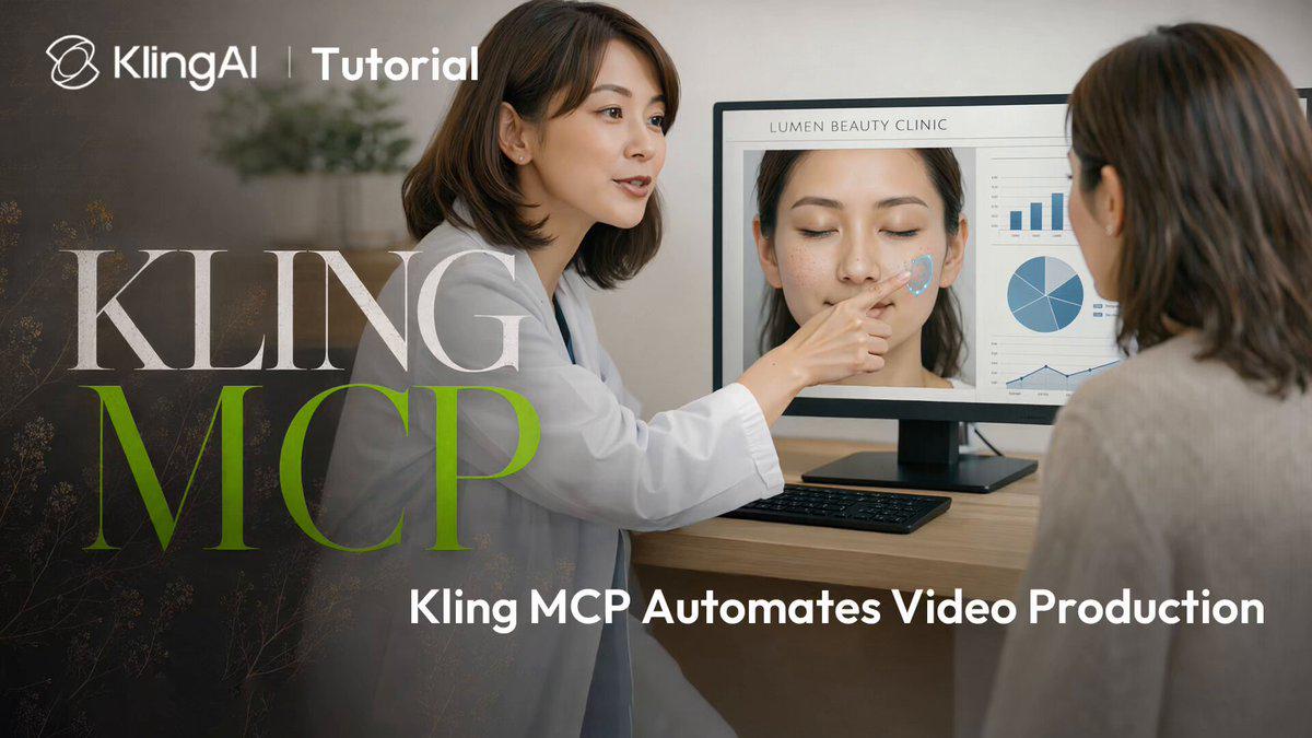 Kling MCP教程：用AI制作美容院广告视频