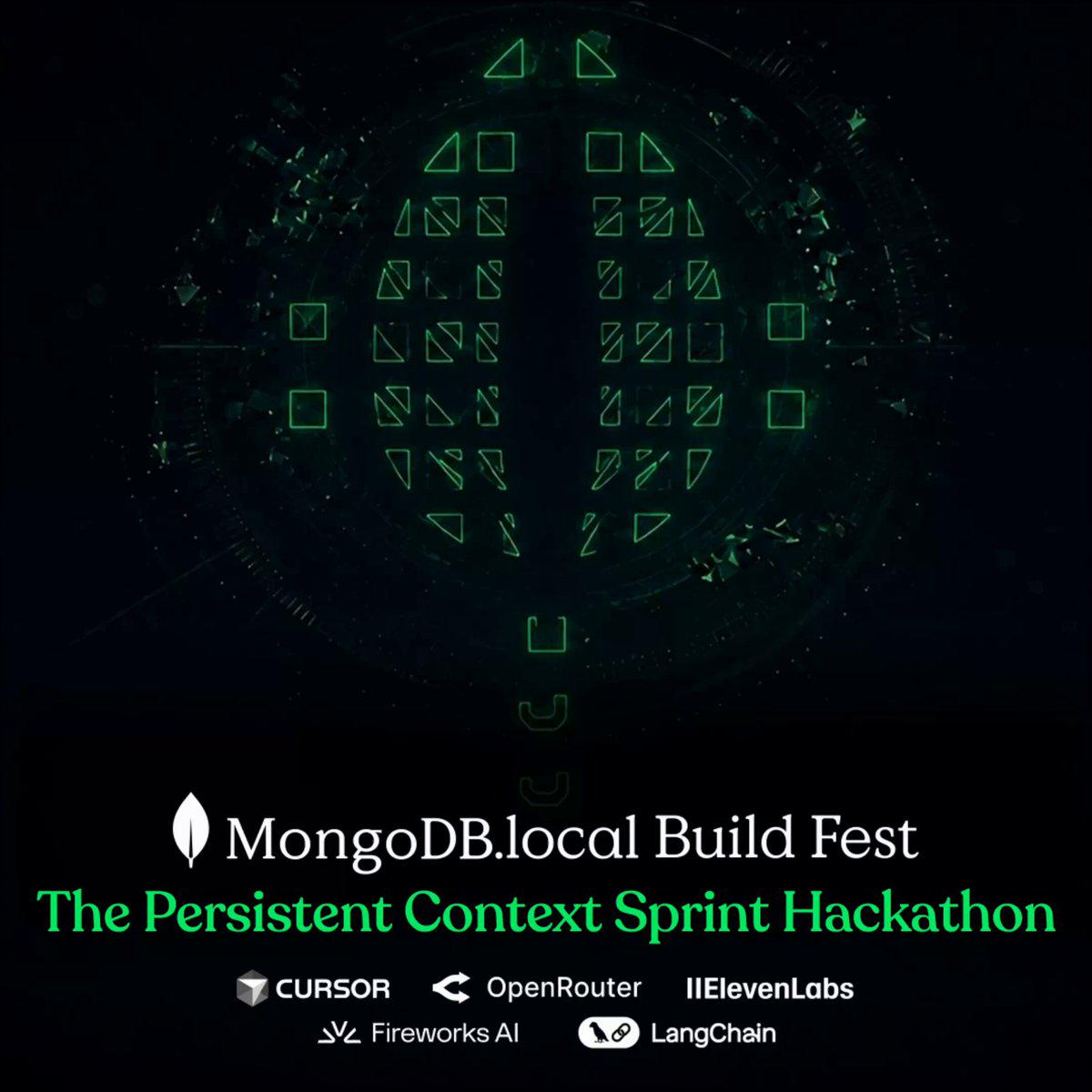 MongoDB 8月13日旧金山办Persistent Context黑客松