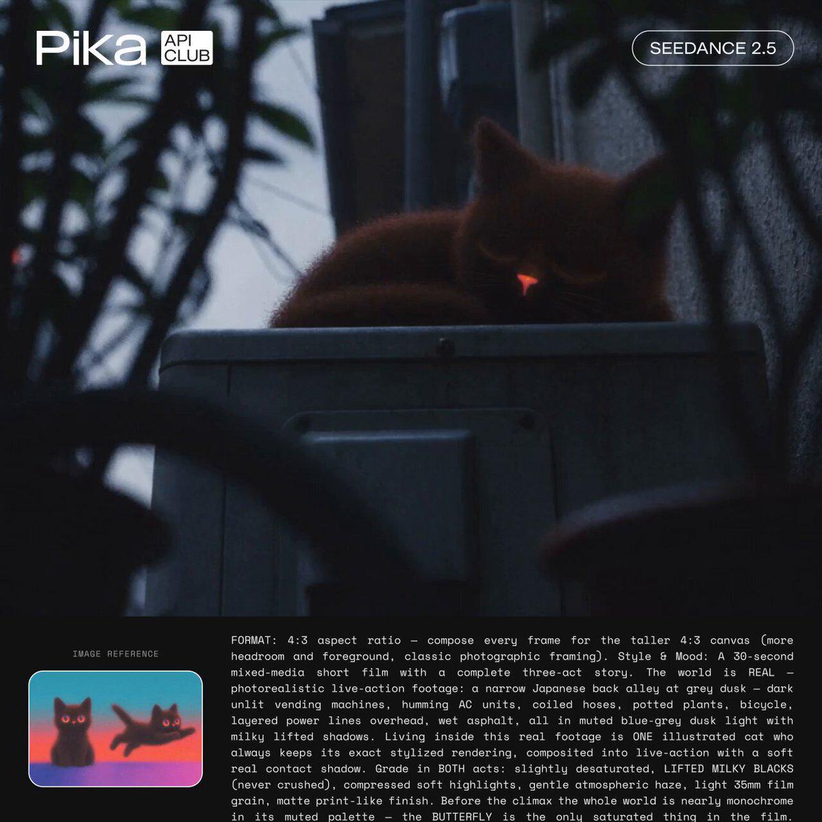 Pika 推出 Seedance 2.5 1080p API，价格比对手低 60%