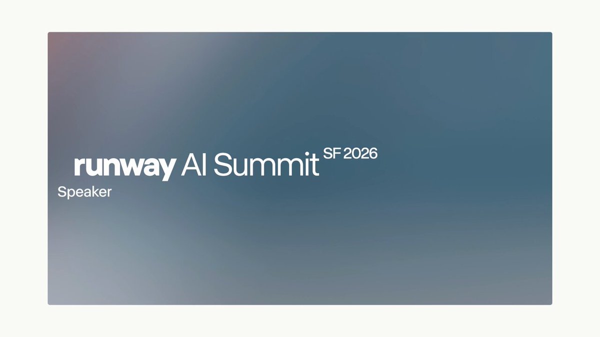 Runway AI峰会新增演讲嘉宾
