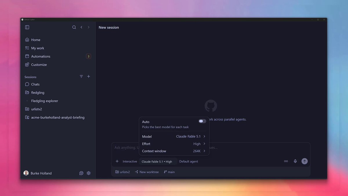 Claude Fable 5.1 登陆 GitHub Copilot