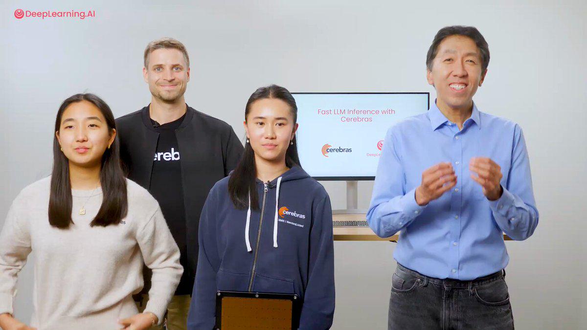 DeepLearning.AI 新课程：用 Cerebras 实现快速 LLM 推理