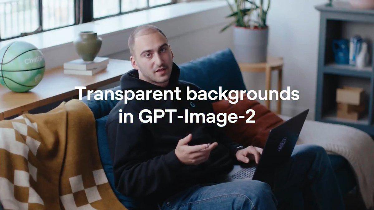 OpenAI GPT-Image-2 API 支持透明背景预览