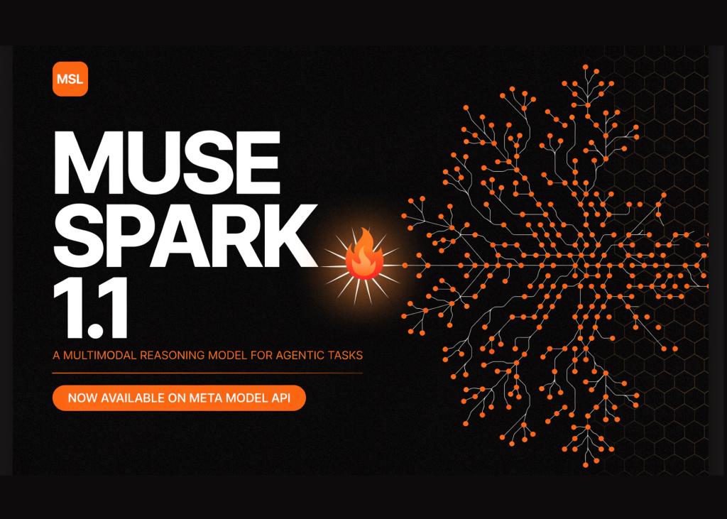 Meta发布多模态推理模型Muse Spark 1.1，支持百万token上下文