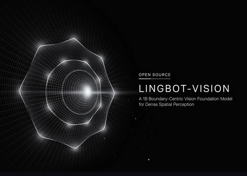 蚂蚁集团Robbyant开源LingBot-Vision：1B边界中心视觉模型