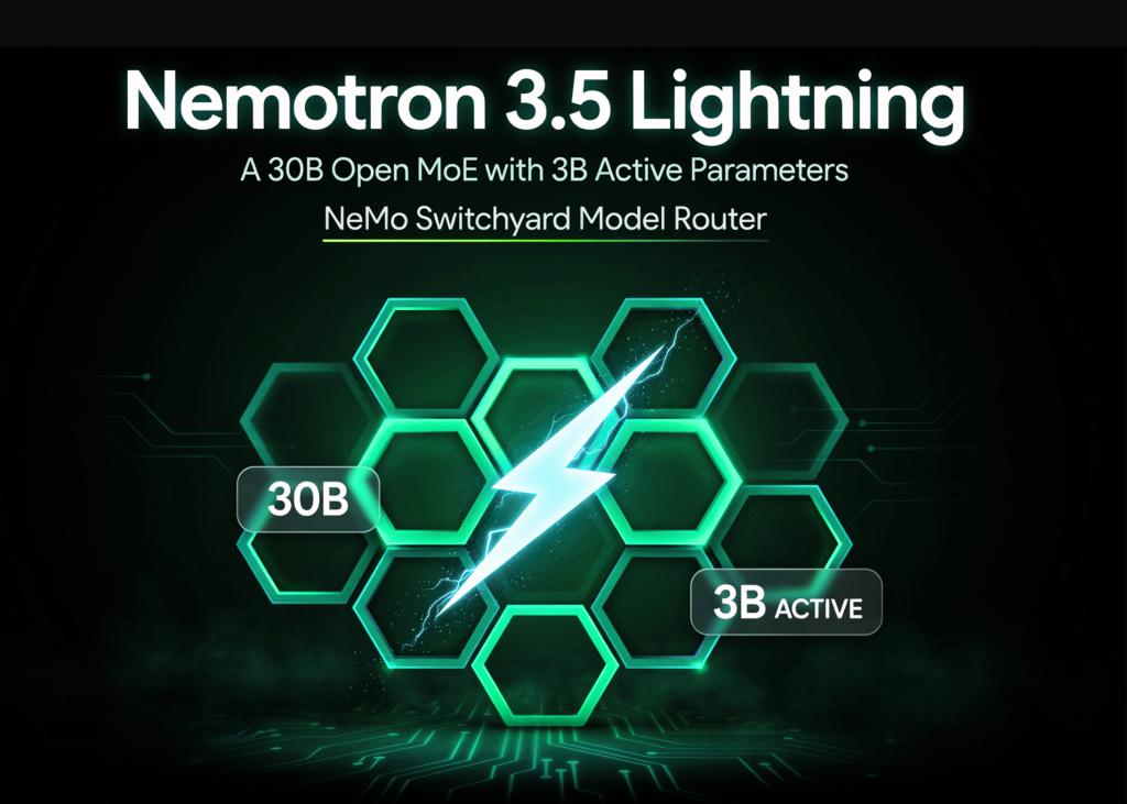 NVIDIA发布Nemotron 3.5 Lightning与NeMo Switchyard模型路由器