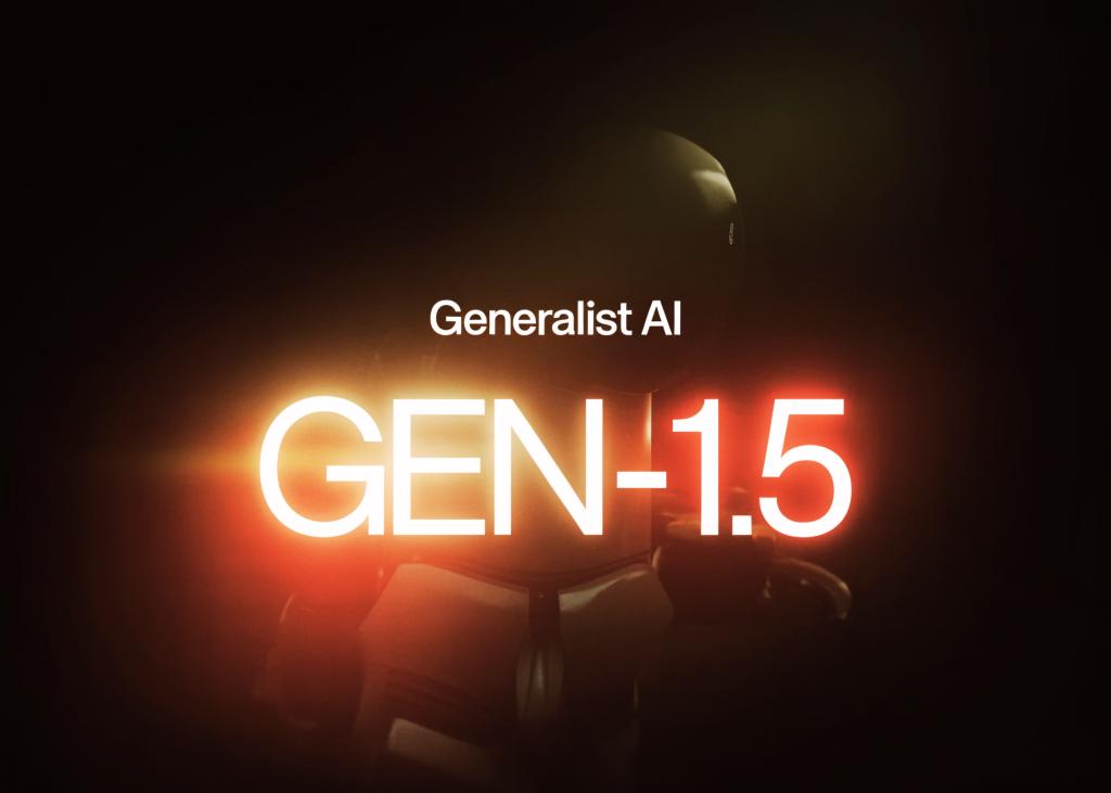 Generalist AI发布GEN-1.5：从3-12秒演示中学习新任务的机器人基础模型